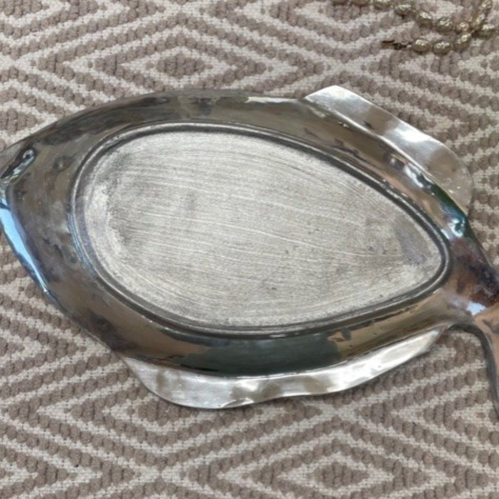 Large Silver Fish Serving Tray - Picture 3 of 10